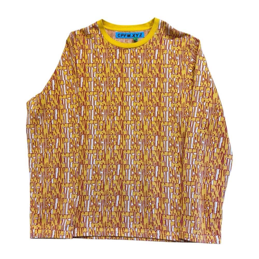 Cactus Plant Flea Market CPFM Anxiety Jacquard Long Sleeve Knit Shirt